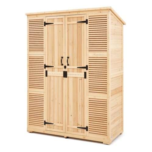 Outdoor Wooden Storage Shed